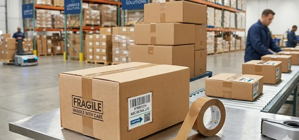 Verpackungslinie – Klebetechnik für Verpackung und Logistik